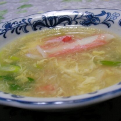 レシピどうりの豪華なスープが出来上がりました。
寒い時期に暖かいスープはピッタリですね。
